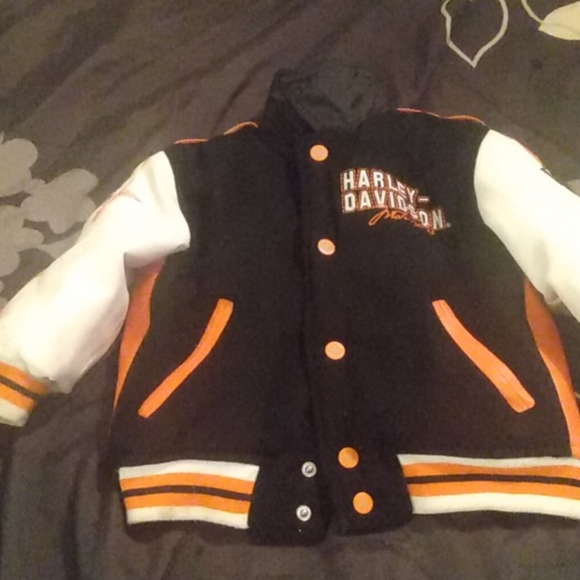 Harley Davidson kids reversable jacket - Picture 3 of 15